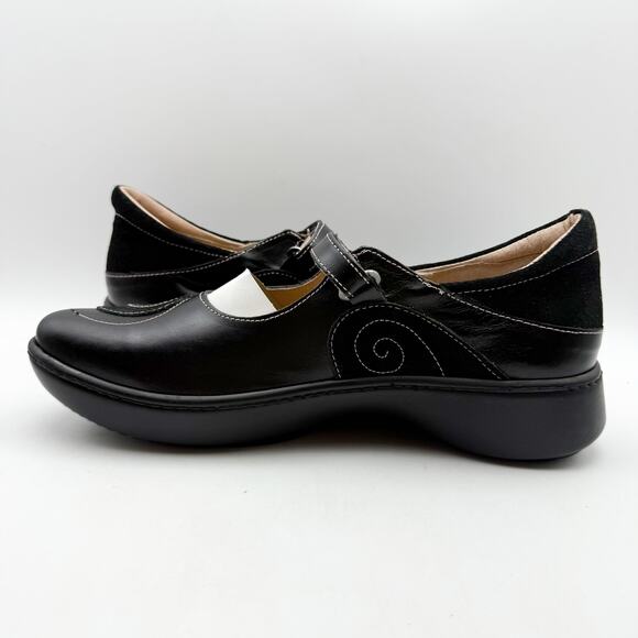 Naot Womens Sea Mary Jane Shoes EU 42 US 11 M Black Leather NWOB - Picture 7 of 12